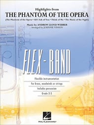 cover The Phantom of the Opera Concert Band sheet music cover